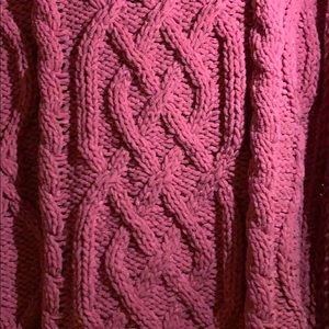 Crochet Cable Knit Sweater